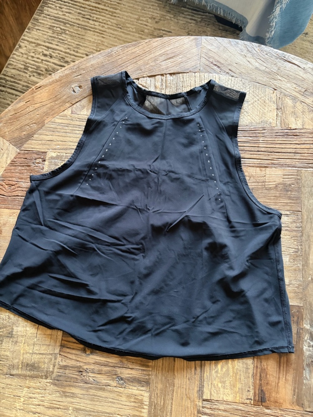 lululemon athletica black Sculpt Crop Tank